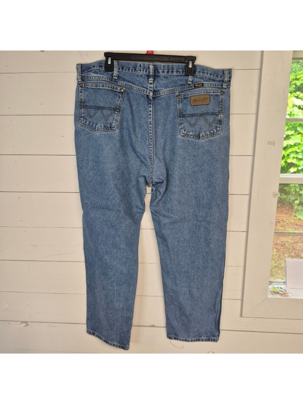 Wrangler George Strait Collection Mens 42x30 Blue Denim Jeans 100% Cotton - Picture 5 of 6